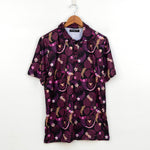 Tropical Night Men's Collared Shirt - Sweet Sweet Honey Hawaii