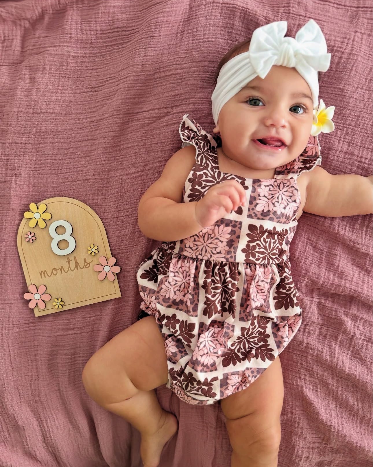 Wild Blossoms | Emma onesie - Sweet Sweet Honey Hawaii