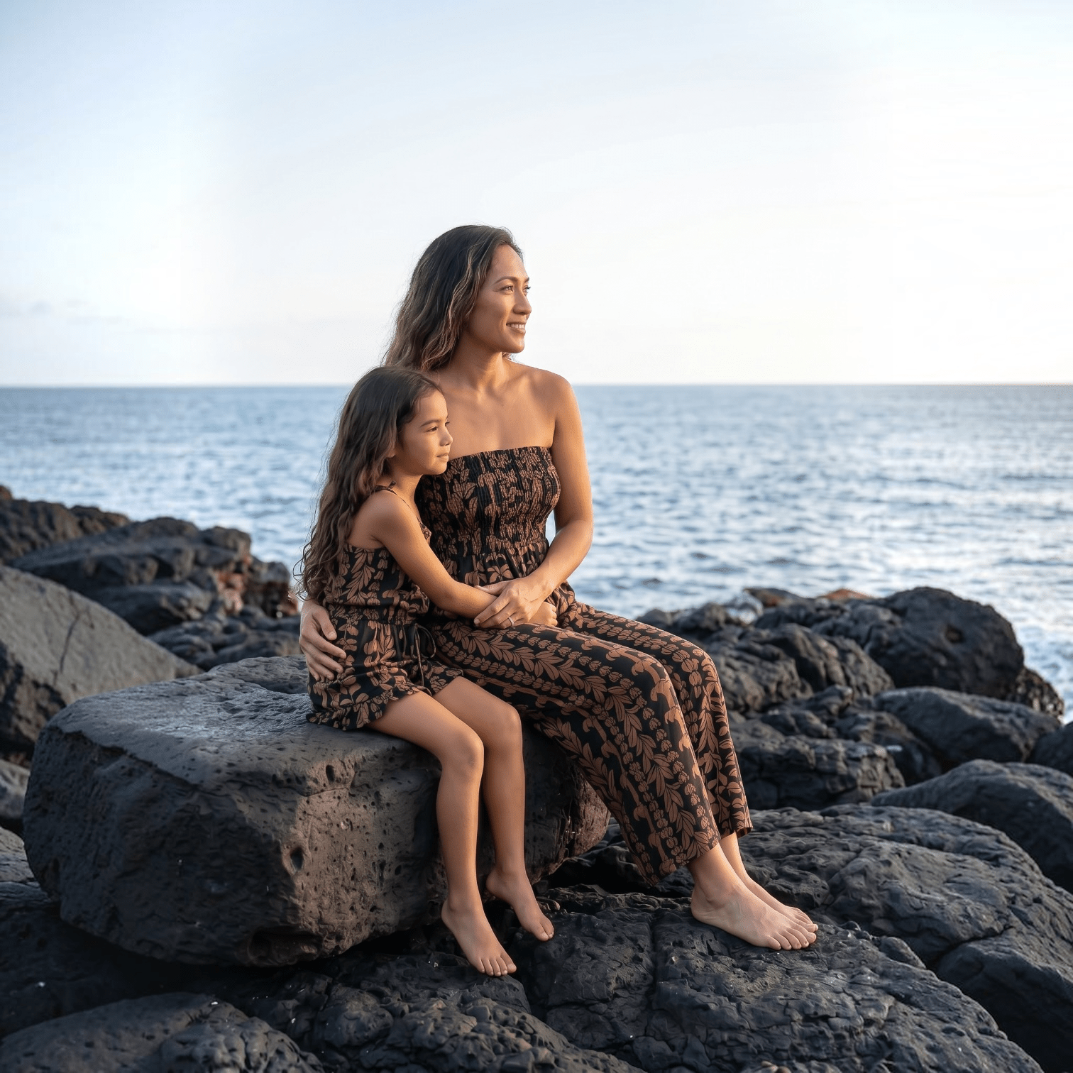 Women's Black/Brown Lei Taylor Jumpsuit - Sweet Sweet Honey Hawaii