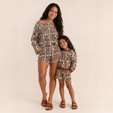 Women's Brown Orchid Off the shoulder Sweater - Sweet Sweet Honey Hawaii