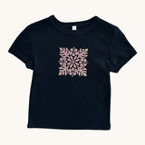 Womens Cheeta Baby Tee (Blk) - Sweet Sweet Honey Hawaii