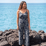 Women's Midnight Palm Tiffany Jumpsuit - Sweet Sweet Honey Hawaii