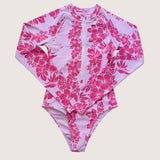 Women's Pink Mauna Lani Long sleeve Bikini - Sweet Sweet Honey Hawaii