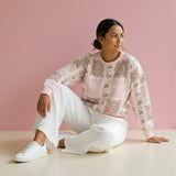 Women's Pink Sands Heirloom Crewneck Sweater - Sweet Sweet Honey Hawaii