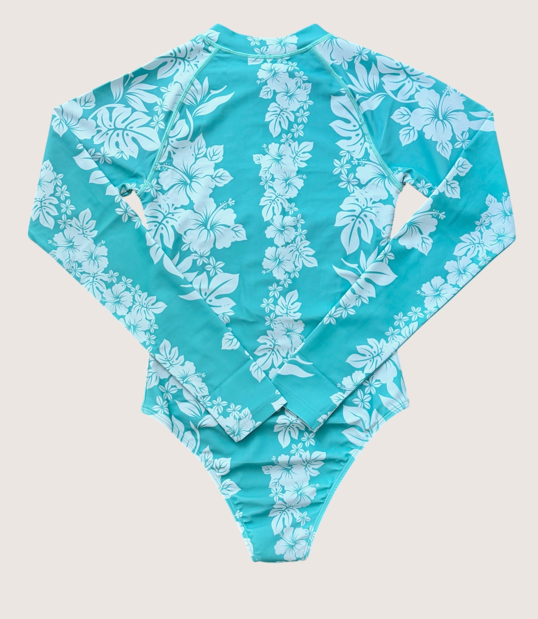 Women's Teal Mauna Lani Long sleeve Bikini - Sweet Sweet Honey Hawaii