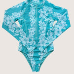 Women's Teal Mauna Lani Long sleeve Bikini - Sweet Sweet Honey Hawaii